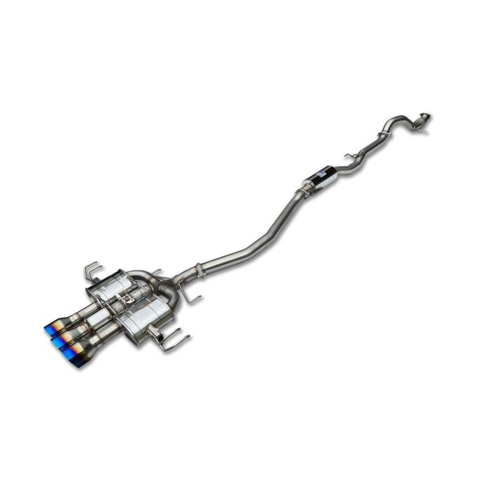 Invidia Q300-TI rvs uitlaatsysteem titanium tip INCL. front pijp (Honda Civic 22-25 2.0 Type R turbo FL5)