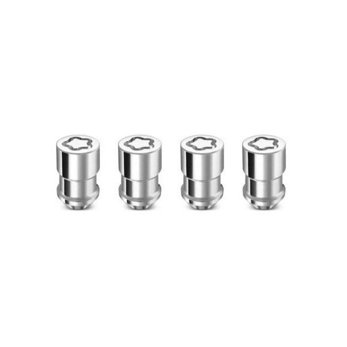 McGard slotmoeren set chroom (closed end)  M12x1.5mm (Conisch)
