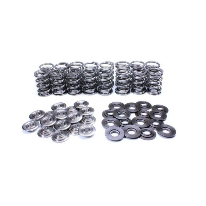 Supertech H1022D titanium klepschotels/klepveren/Klepzittingen set (K/F-serie motoren)