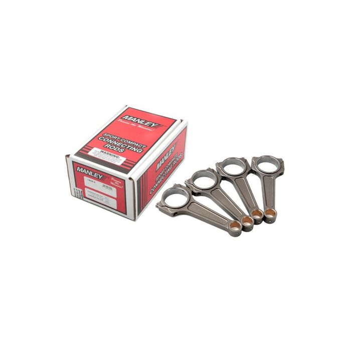 Manley 4340 Turbo tuff I-Beam connecting rods and ARP625+ (B18A/B18B/B20B engines) | ML-14412R6-4 | A4H-TECH.COM