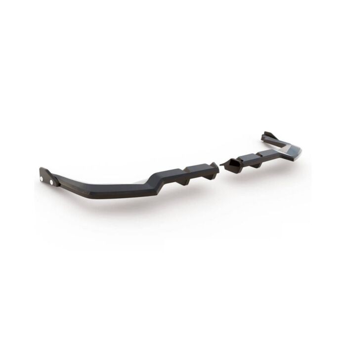 Maxton Design Splitter achterzijde V.1 glans zwart + flaps mat zwart (Honda Civic 2022+ 2.0 Turbo Type R FL5) | MX-HO-CI-11-TYPE-R-RSD1G+RD1G+RSF1B | A4H-TECH / ALL4HONDA.COM