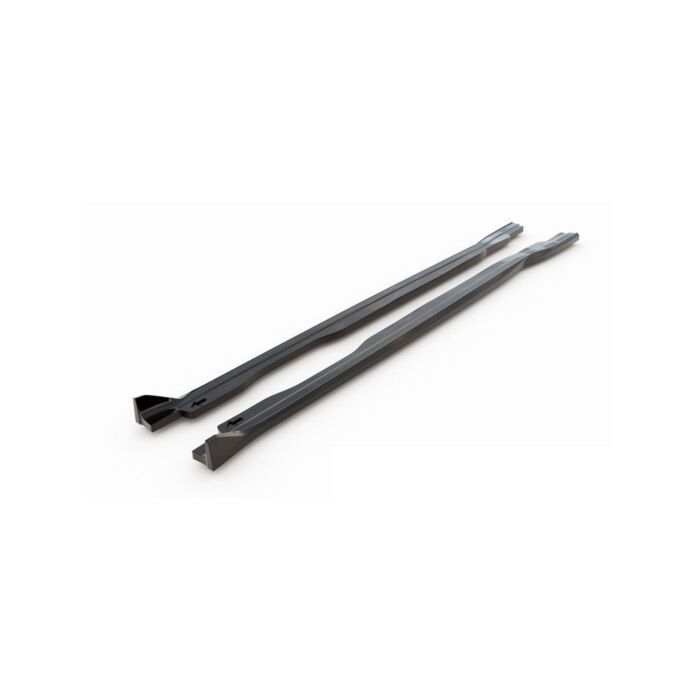 Maxton Design Side skirt diffusers V.2 gloss black (Honda Civic 2022+ 2.0 Turbo Type R FL5) | MX-HO-CI-11-TYPE-R-SD2-GB | A4H-TECH / ALL4HONDA.COM
