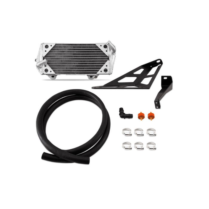 Mishimoto aluminium secundaire radiateur zilver (Civic 2017+ 2.0 Type R Turbo FK8) | MMRAD-CTR-17S | A4H-TECH / ALL4HONDA.COM