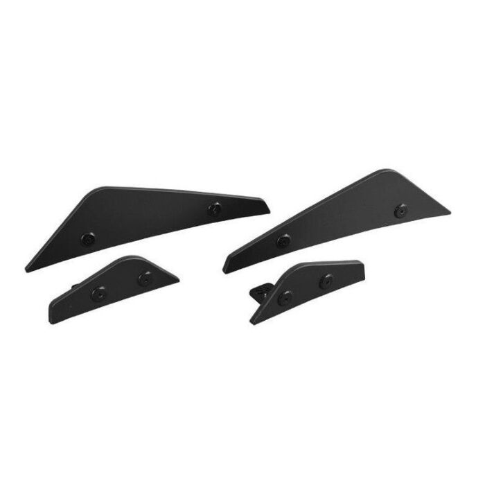 Maxton Design Stoßfänger vorne splitters/canards schwarz (Civic 2017+ Type R Turbo FK8) | MX-HO-CI-10-TYPE-R-CNC-CAN1A-GB | A4H-TECH.COM