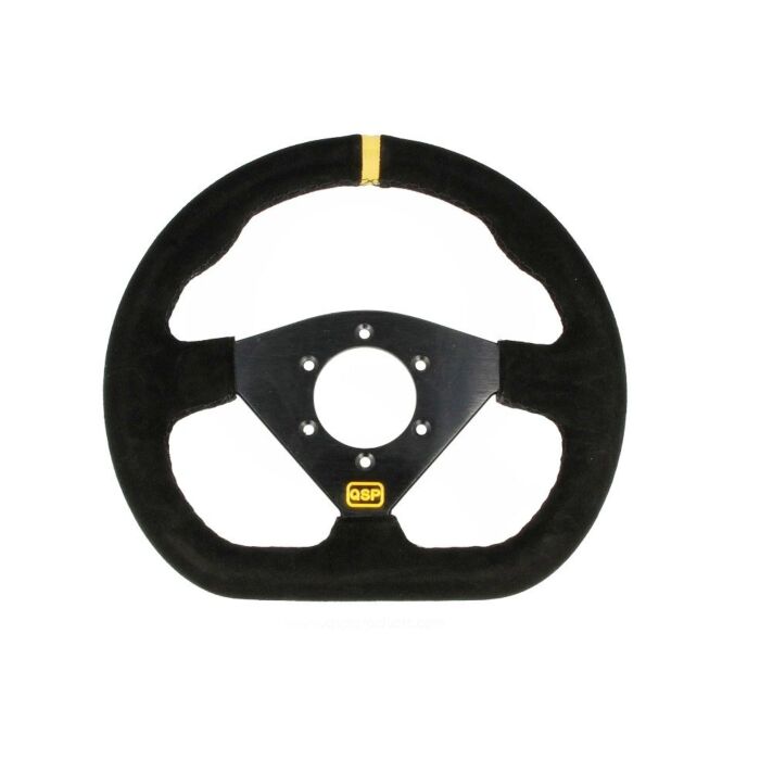 QSP houten look sportstuur vlak 345mm (universeel) | QSP-QS.W00S3 | A4H-TECH.COM