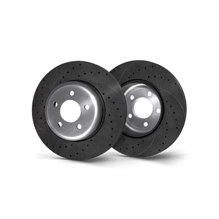 Rotinger Graphite Line drilled / grooved high performance brake discs front 282mm (Honda Civic 07-12 1.4/1.8/2.2 CTDI) | RT-20350HP-GL-T5 | A4H-TECH / ALL4HONDA.COM