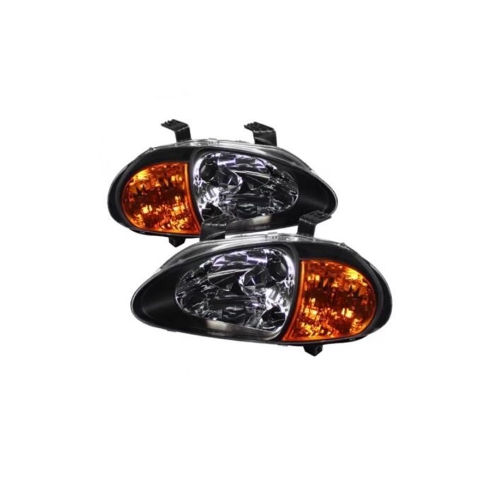 Sonar One Piece JDM head lights (Del Sol 92-98) | HL-CRX92J-JM-A | A4H-TECH.COM