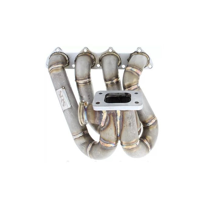 SRS Top mount Turbo Fächerkrümmer Edelstahl T3 (44-46mm V-band) (Honda B-serie motor) | SRS-TM-B-TM-VB | A4H-TECH / ALL4HONDA.COM