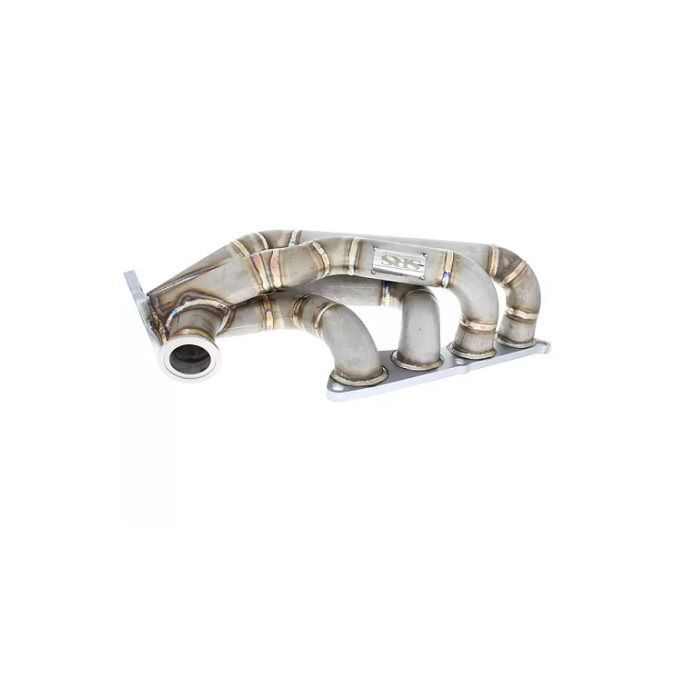 SRS Sidewinder Turbo Fächerkrümmer Edelstahl T3 (44-46mm V-band) (Honda K-serie motor) | SRS-TM-K-SW-VB | A4H-TECH / ALL4HONDA.COM