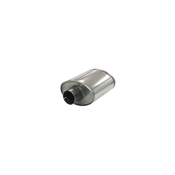 Simons stainless steel muffler Turbotight 3'' (universal) | U307600R | A4H-TECH.COM