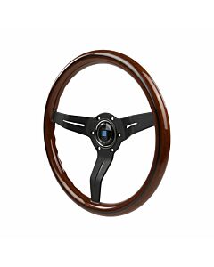 Nardi deep corn (330MM/350MM) houten steering wheel blacke spokes (universal) | 5069.X.2000 | A4H-TECH.COM