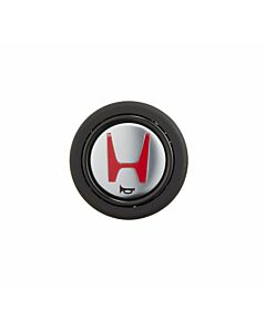 VMS Racing Klaxon knopf Silber mit rot H-logo (universal) | VM-HT018 | A4H-TECH.COM