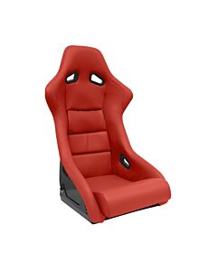 H-Gear bucket seat Type BS1 red leather (universal) | AUS-SS-47LR | A4H-TECH / ALL4HONDA.COM