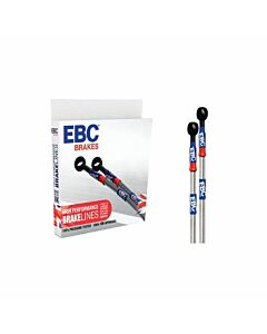 EBC 4-Teilige satz edelstahl bremsschläuch trommelbremsen (Honda Civic 96-00 2/3/4 drs) | BLA1454-4L | A4H-TECH / ALL4HONDA.COM