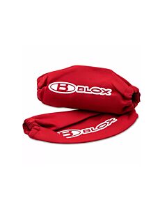 Blox Racing Neoprene coilovers sleeve set 2 pieces red (universal)