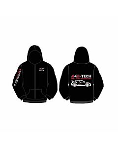 A4H-TECH Capuchon vest zwart + logo (universeel) | A4H-VEST | A4H-TECH / ALL4HONDA.COM