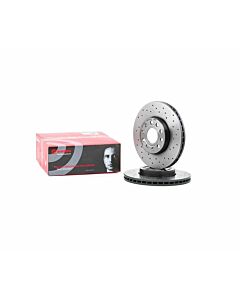 Brembo XTRA drilled brake discs front (Civic/CR-V/FR-V/Stream) | BR-09.A455.1X(X2) | A4H-TECH.COM