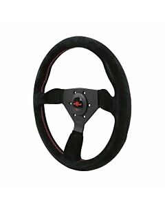 Personal Grinta (330MM/350MM) steering wheel suede black/red stiches (universal) | 6497.3X.2094 | A4H-TECH.COM