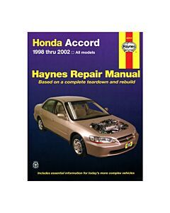 Haynes Workshop manuel CD (Honda Accord 98-02) | HYS-42014 | A4H-TECH / ALL4HONDA.COM