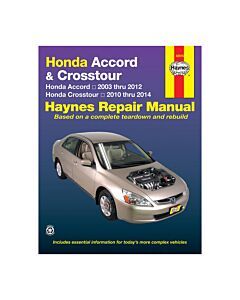 Haynes Werkstatthandbücher (Honda Accord 03-14) | HYS-42015 | A4H-TECH / ALL4HONDA.COM