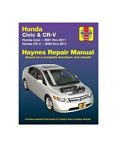 Haynes werkplaatshandboek (Honda Civic/ CR-V) | HYS-42026 | A4H-TECH / ALL4HONDA.COM