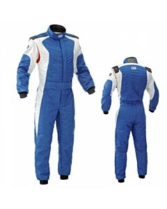 OMP overall Dart Suit Blauw/Wit (universeel) | IA01836043XX | A4H-TECH.COM