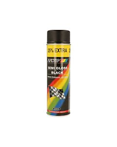 Motip Rallye Lacquer black satin gloss 500ml (universal) | MT-04001 | A4H-TECH / ALL4HONDA.COM