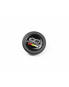 VMS Racing claxon/toeter knop zwart met Rood H-logo (universeel) | VM-HT001 | A4H-TECH.COM