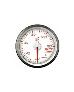 STRI DSD serie Watertemp. gauge Club Sport white/amber LED 52mm (universal) | STRI-CS5202W | A4H-TECH.COM