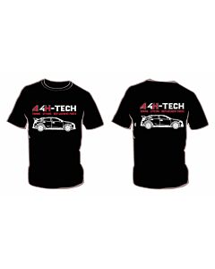A4H-TECH.COM T-Shirt Zwart + Logo (universeel)