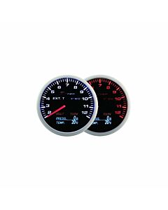 Depo Racing Auspuff temperatur & volt / druck / temperatur anzeige WA 4in1 series 60mm (universeel) | WA60574BX | A4H-TECH / ALL4HONDA.COM