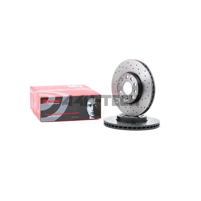 Brembo XTRA Gelocht Bremsscheiben vorne (Civic/CR-V/FR-V/Stream) main product photo