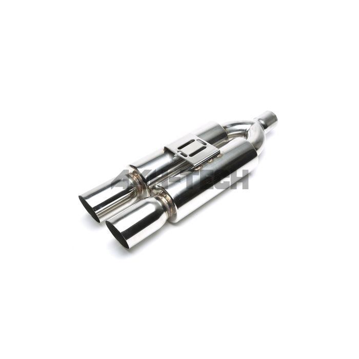 H-Gear Pro-Line Edelstahl sportendschalldämpfer oval T-5 2x92x87mm (universal) | HG-96UNI29 | A4H-TECH / ALL4HONDA.COM main product photo