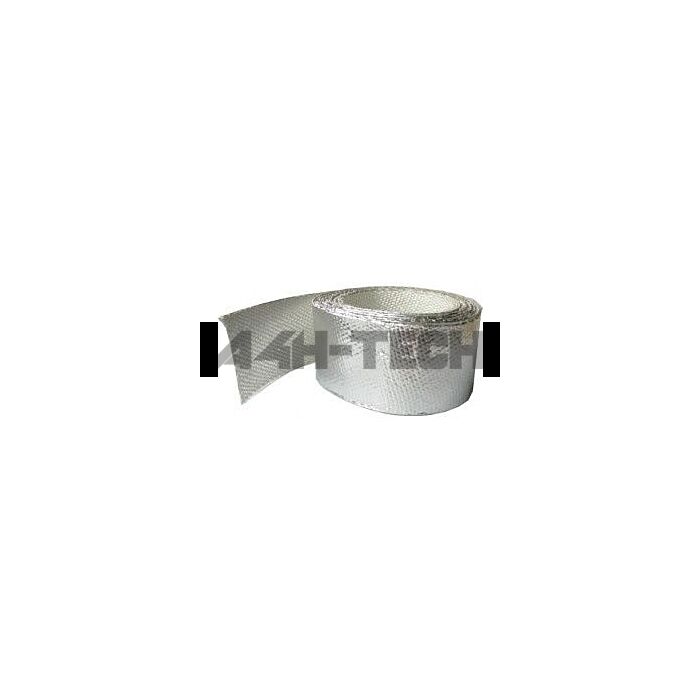 QSP aluminium overtrokken heat wrap 5.5m (universeel) | QAEXHAUST_silver | A4H-TECH main product photo