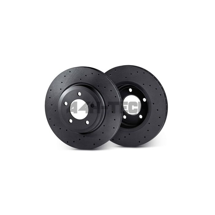 Rotinger Graphite Line gelochte performance bremsscheiben vorne 282mm (Big brake kit) | RT-4582-GL-T3 | A4H-TECH / ALL4HONDA.COM main product photo