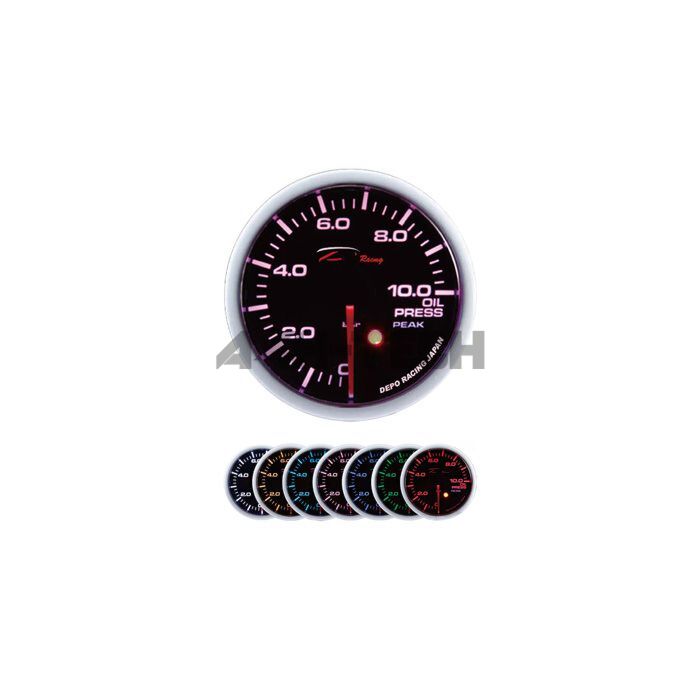 Depo Racing Öldruck anzeige SKPK Series 60mm (universal) | SKPK-SC6027B | A4H-TECH / ALL4HONDA.COM main product photo
