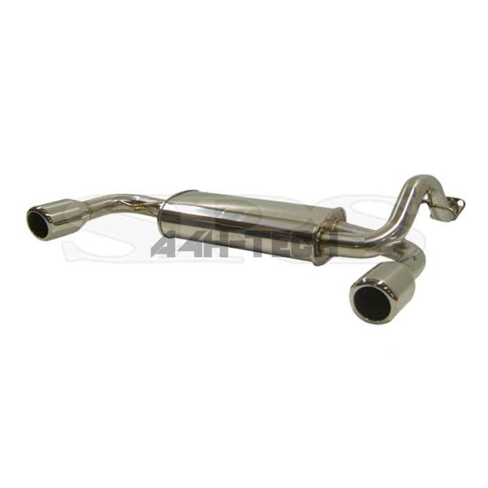 SRS Einddemper DUO RVS (Civic/CRX 88-91) | SRS-AXBS-CV88D-SS | A4H-TECH main product photo