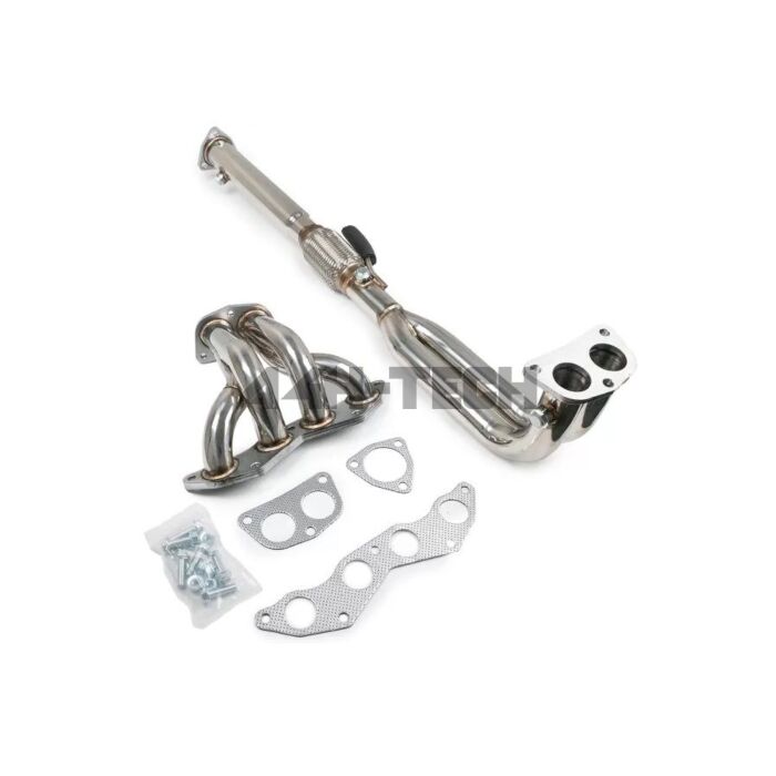 SRS spruitstuk 4-2-1 RVS (Honda Civic 01-06 1.4/1.6/1.7) | HPH-CV01421S | A4H-TECH main product photo