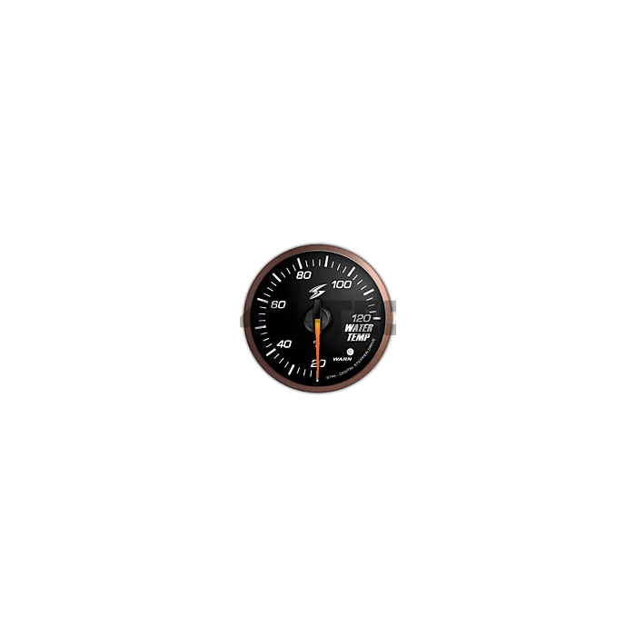 STRI DSD serie Watertemp. meter Club Sport Zwart/wit LED 52mm (universeel) | STRI-CS5202B | A4H-TECH main product photo