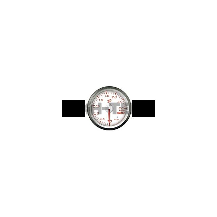 STRI DSD serie Boostmeter Club Sport Wit+Amber LED 60mm (universeel) | STRI-CS6010W | A4H-TECH main product photo