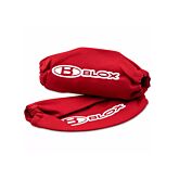 Blox Racing Neoprene coilovers sleeve set 2 pieces red (universal)