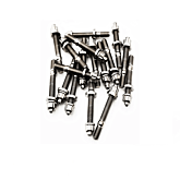 Blox Racing intake / exhaust manifold bolts kit Titanium Raw M8x1.25 45mm (universal) | BXFL-00307-SP-TX | A4H-TECH / ALL4HONDA.COM