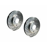 Centric C-Tek drilled/grooved brake discs front (Civic/CRX/Del sol) | CT-227.40021 | A4H-TECH.COM