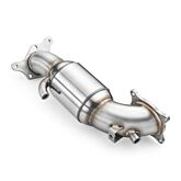 H-Gear RVS High flow 200 CELL katalysator vervanger/down pipe 76MM (Honda Civic 15-16 2.0 Turbo Type R FK2)