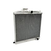 H-Gear Pro-line Aluminium radiateur half size (Honda Civic/CRX 88-91 VTEC B-serie motoren) | HG-PL-RAD-EFB-S | A4H-TECH / ALL4HONDA.COM