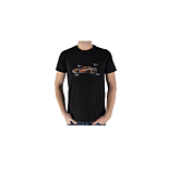 Hardrace T-Shirt Zwart + Logo (universeel) | HRSHIRT01-X | A4H-TECH / ALL4HONDA.COM