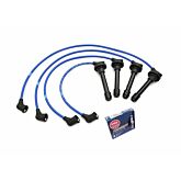 NGK spark plug wires blue + NGK Iridium spark plugs (B16/B18-engines) | NGK-8018-BKR7EIX-11-COMBO | A4H-TECH.COM