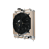 H-Gear Slim fan + Aluminium radiator kit (B-serie engines) | T-4020015/RAD-B | A4H-TECH.COM