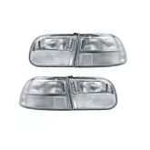 Sonar Rückleuchten satz transparent (Honda Civic 92-95 3drs) | TL-CV923D-C | A4H-TECH / ALL4HONDA.COM