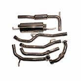 SRS exhaust system G600 stainless steel (Civic 07-12 3/5 drs FK2/FN1) | SRS-CBS-CV06FN1-G600 | A4H-TECH.COM